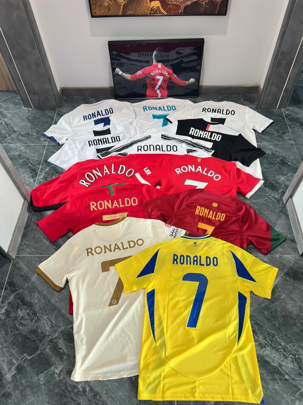CR7 wall is getting crowded customer review