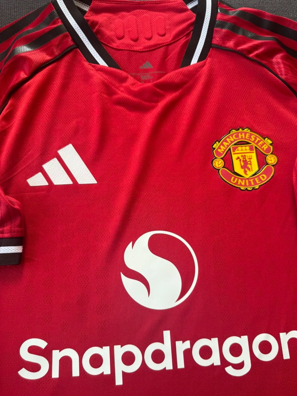 New home shirt, close crop customer review